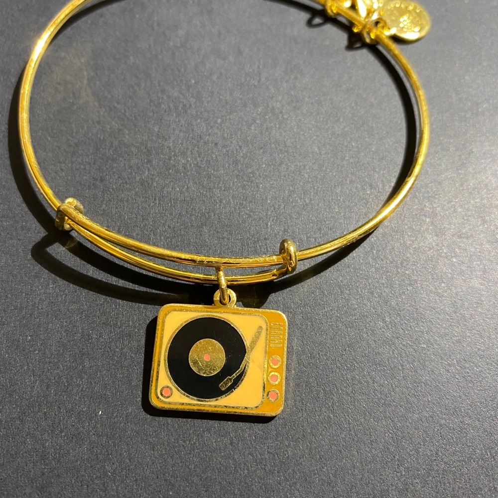 RETIRED Alex and Ani Record player bracelet